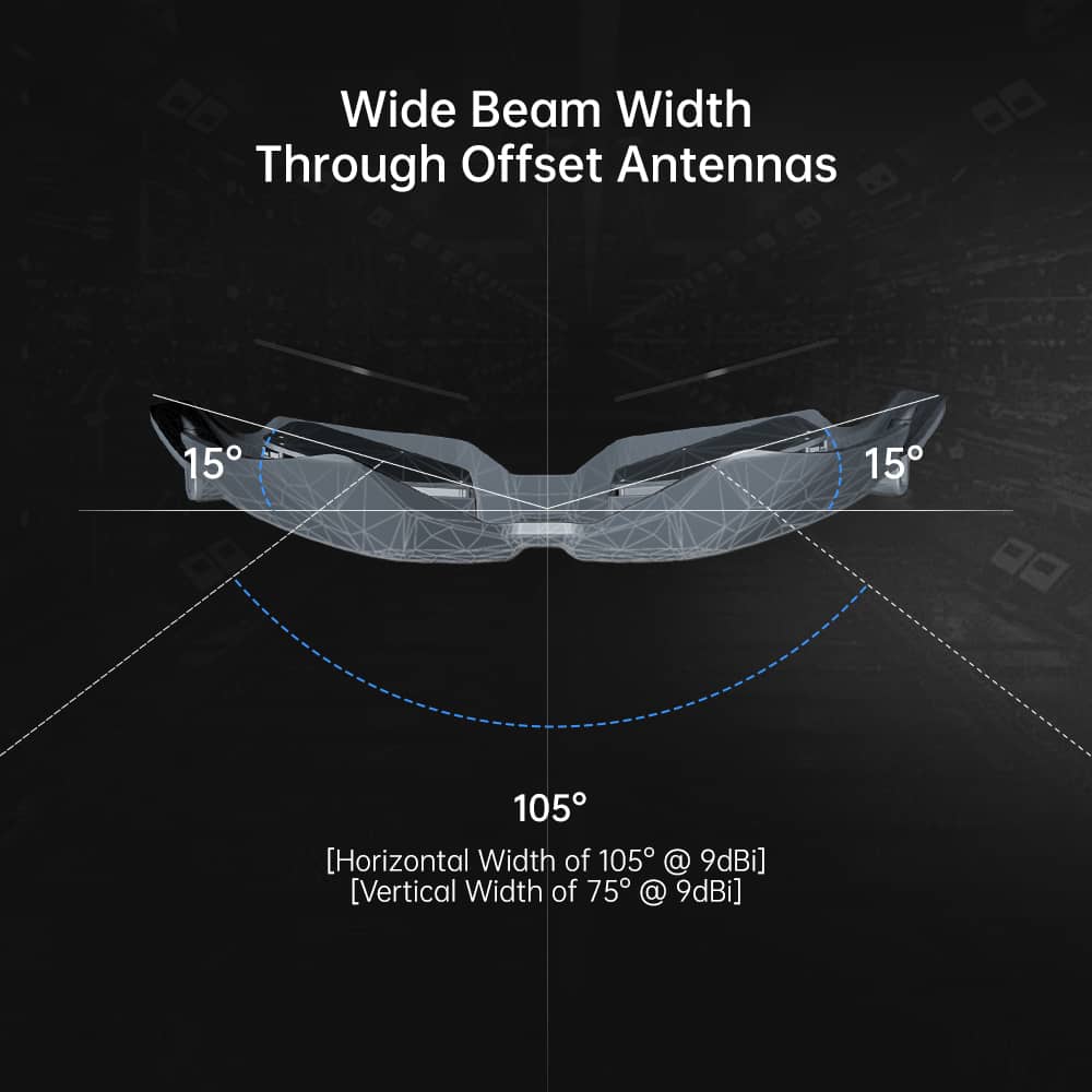 انتن Crystal HD Patch 5.8GHz Directional Antenna