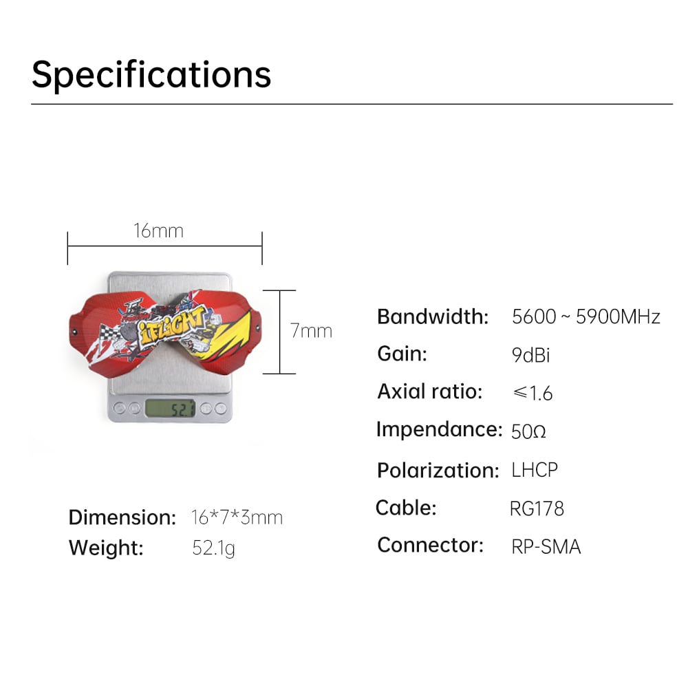 انتن Crystal HD Patch 5.8GHz Directional Antenna