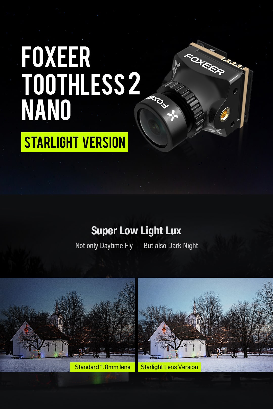 تصویر دوربین Foxeer Nano Toothless 2