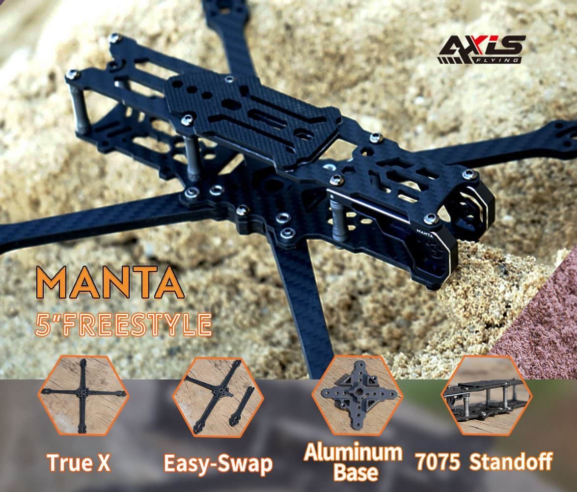 فریم AXIS FLYING MANTA 5 FREESTYLE 5"