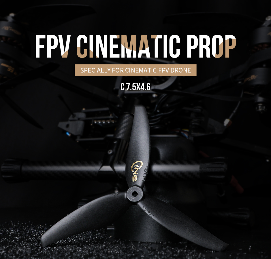 T-Motor C7.5x4.6 3-Blade Cinematic Propeller (Set of 2)