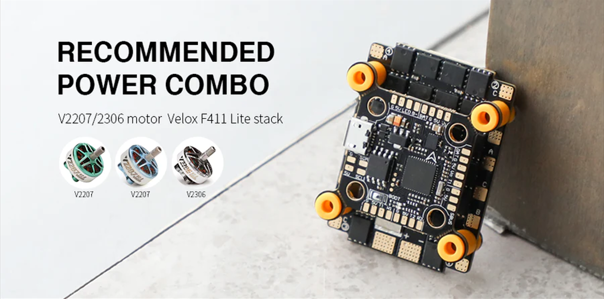 T-MOTOR VELOX Lite F411 FPV Flight Controller