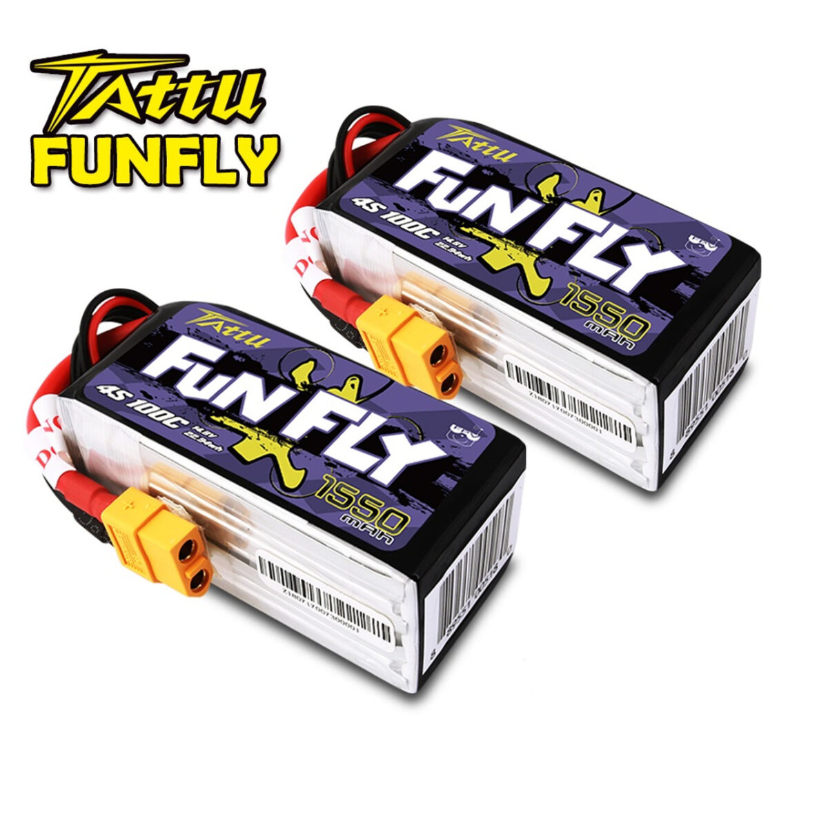 باتری Tattu FunFly 1550mAh 100C 14.8V 4S