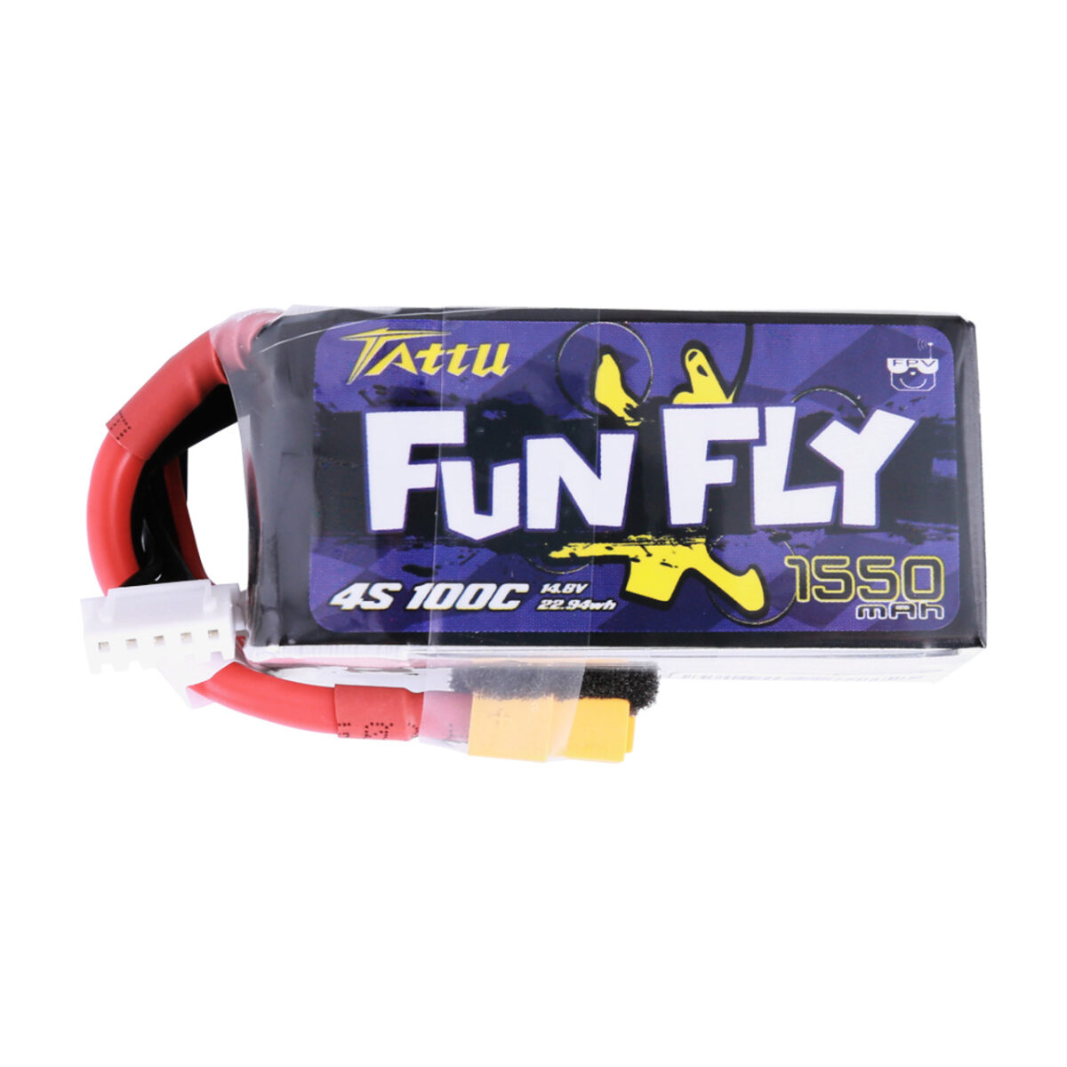 باتری Tattu FunFly 1550mAh 100C 14.8V 4S