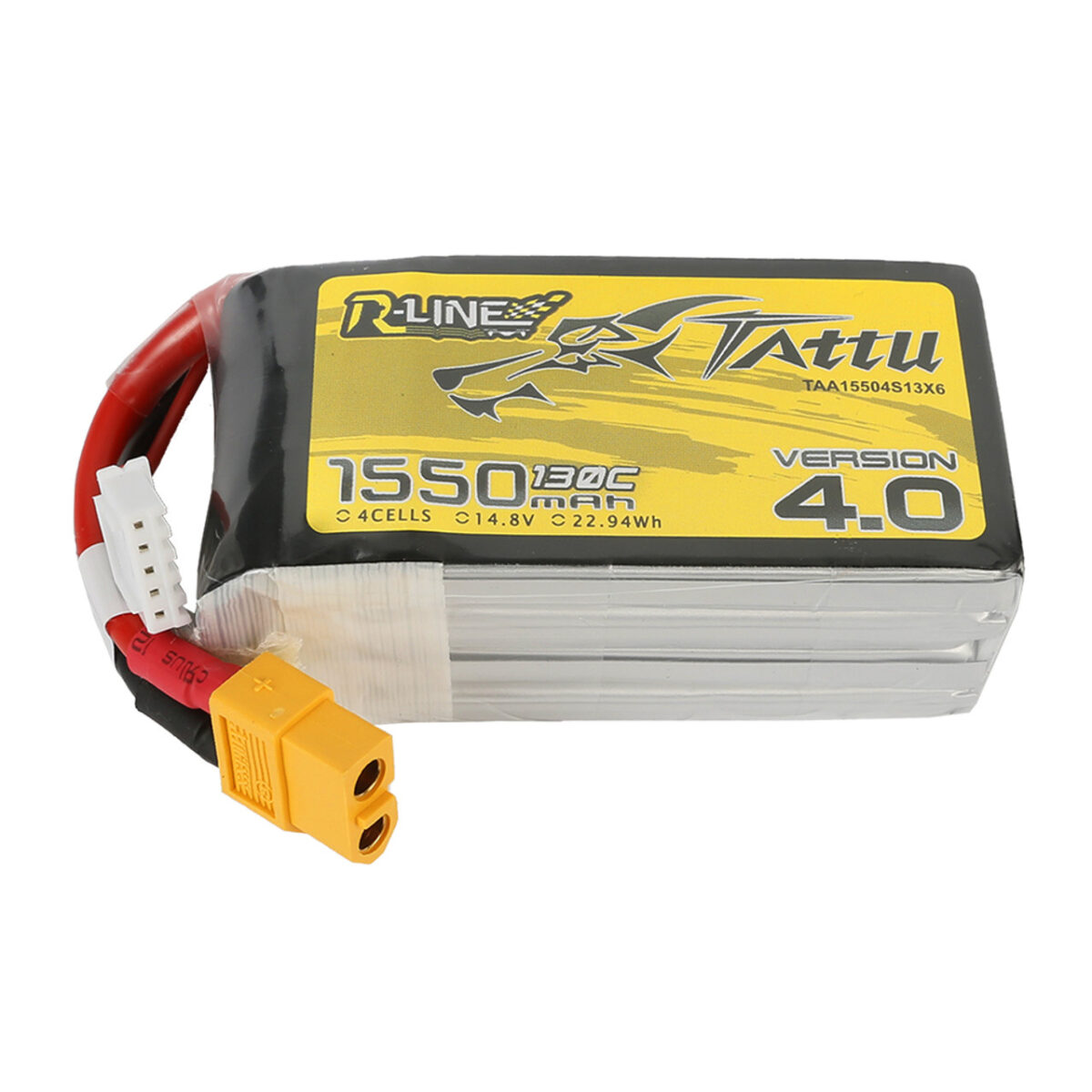 باتری Tattu R-Line Version 4.0 1550mAh 14.8V 130C 4S