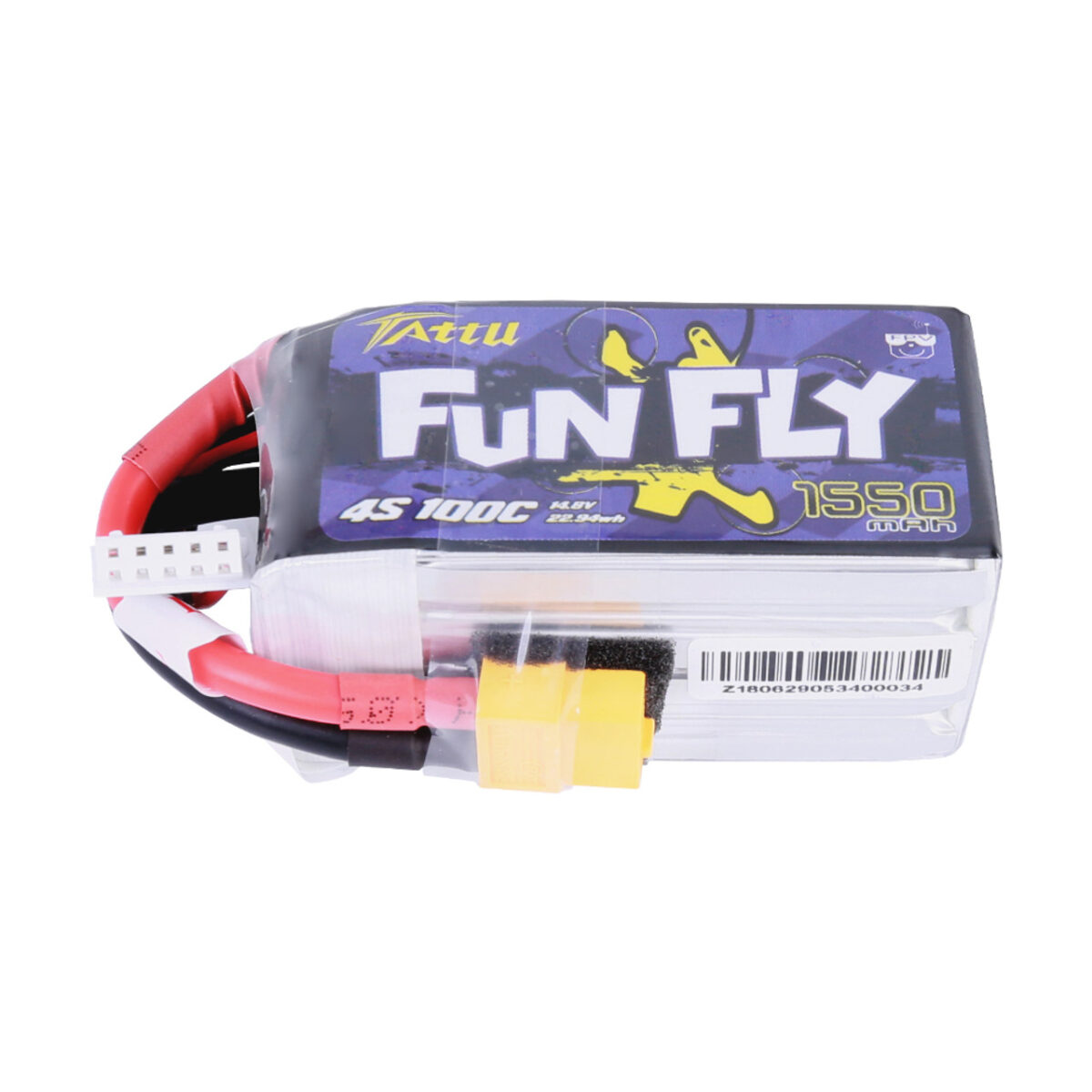 باتری Tattu FunFly 1550mAh 100C 14.8V 4S